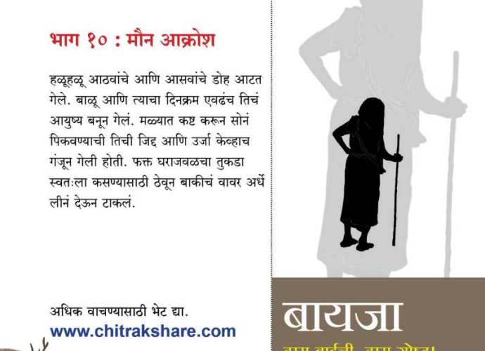 chitrakshare-goshta-creations-saarad-majkur-bayja-10-maun-akrosh-dr-kshama-shelar-govardhane-marathi-kadambari-vacha-online-1